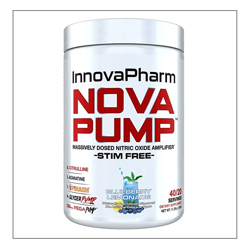 Blueberry Lemonade Flavor InnovaPharm NovaPump Coalition Nutrition