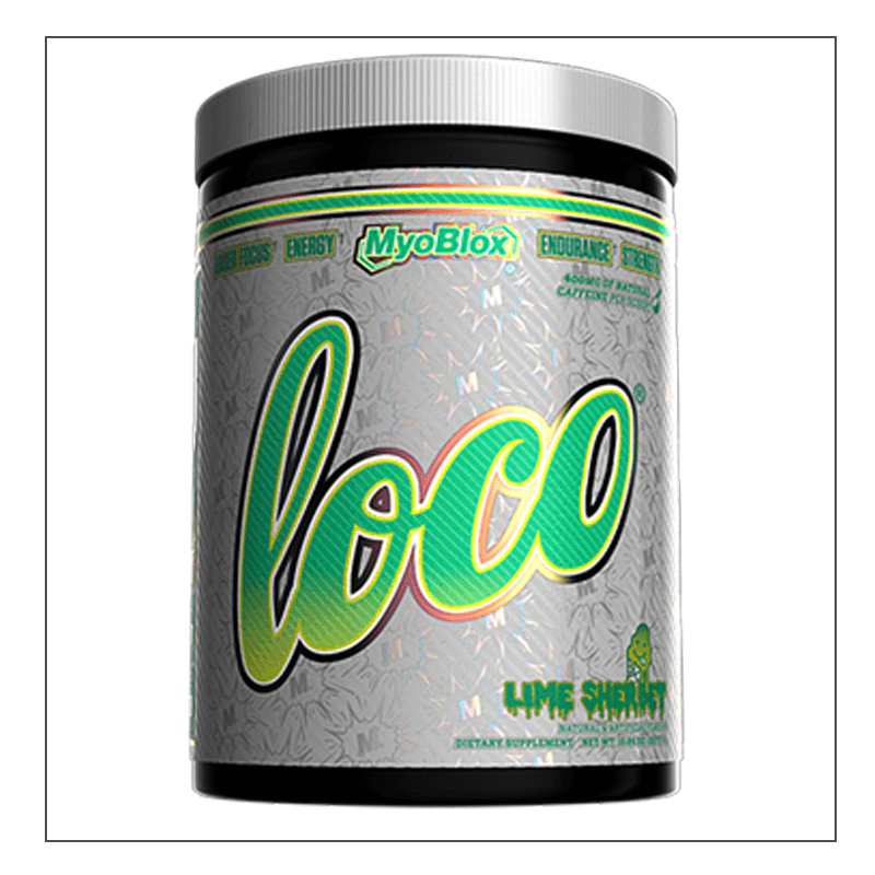Lime Sherbet Flavor MyoBlox Loco Pre Workout Coalition Nutrition