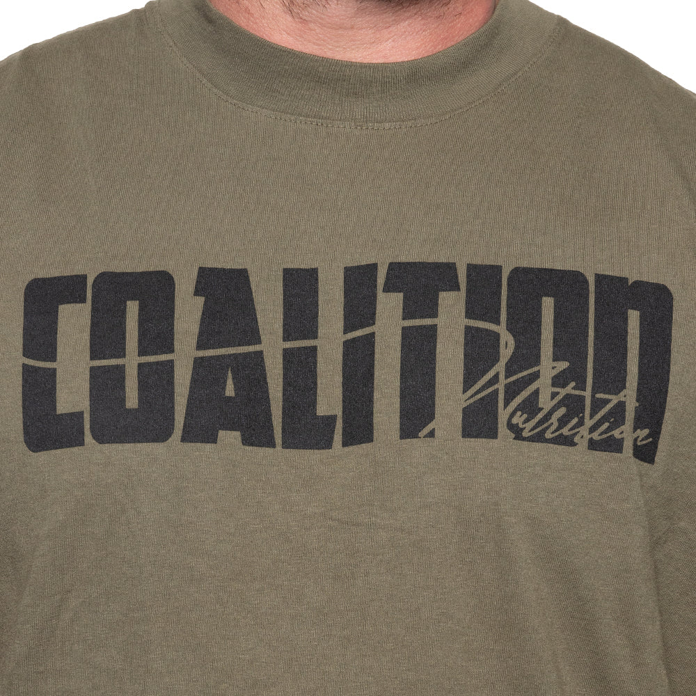 Coalition Nutrition Oversized Inspire Tee - Olive