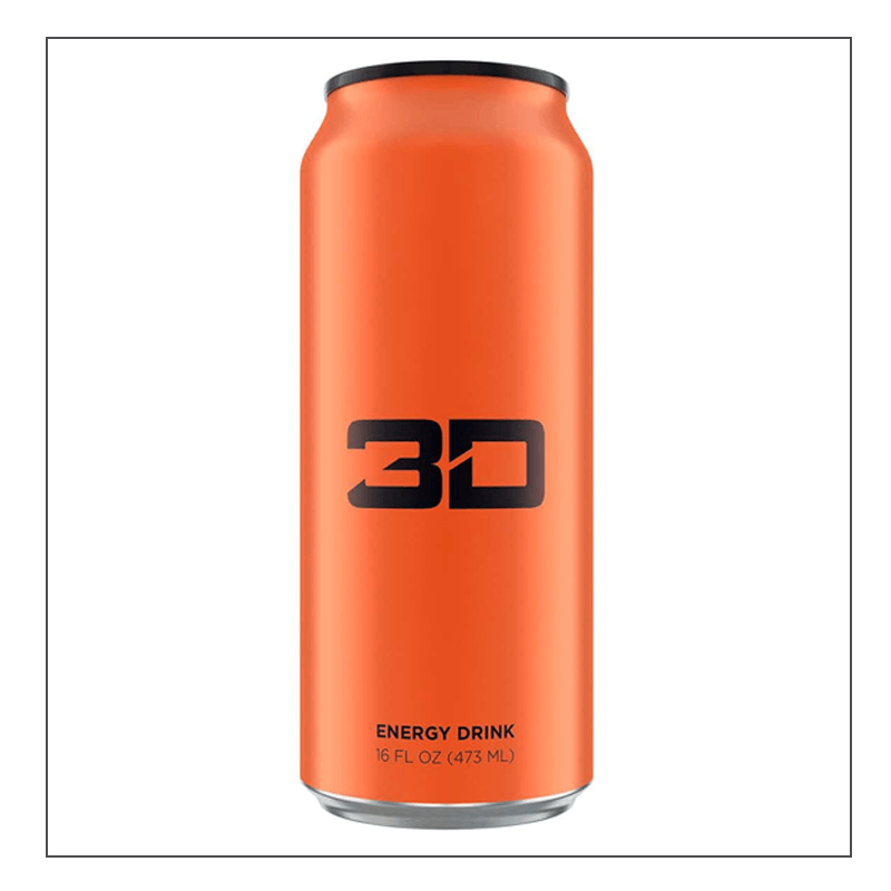 Orange single can 3D Energy Coalition Nutrition
