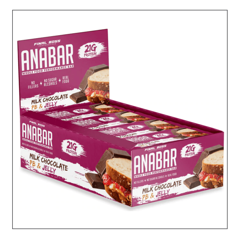 Milk Chocolate PB & Jelly 12 pack Final Boss Performance Anabar Coalition Nutrition