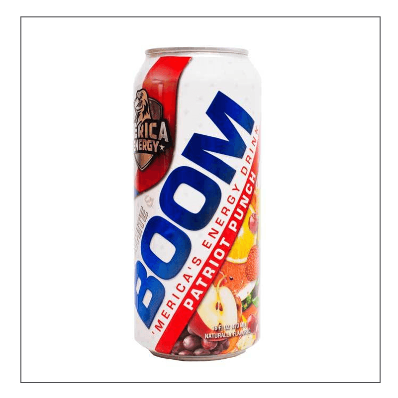 Patriot Punch can Merica Energy Red, White, & Boom Coalition Nutrition