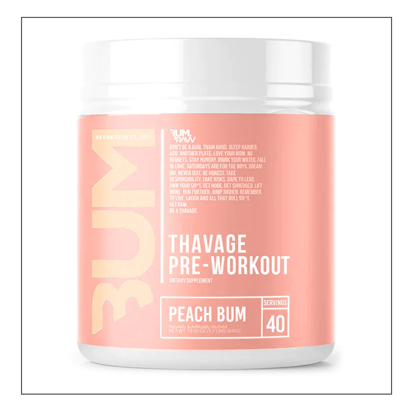 Peach Bum CBum Thavage Pre Workout Coalition Nutrition 