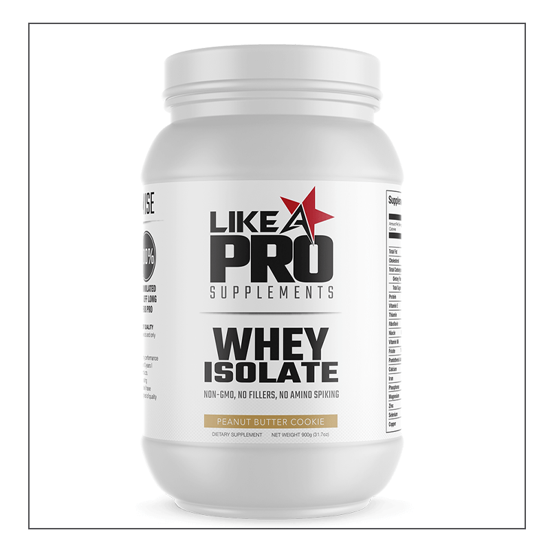 Peanut butter cookie Whey Isolate Like A Pro Supplements Coalition Nutrition 
