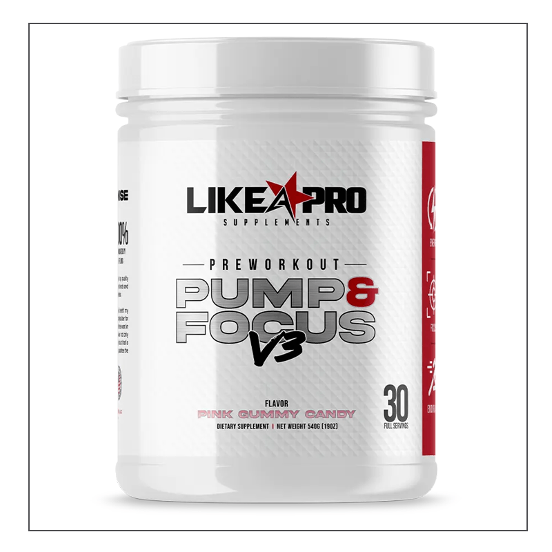 Pink Gummy Candy Like A Pro Supplements Pump Focus V3 Coalition Nutrition 