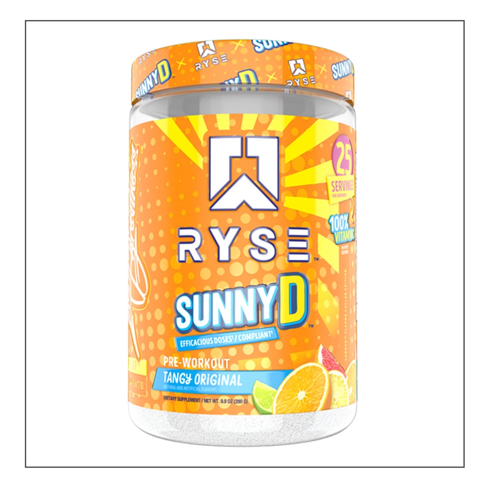 RYSE Project Blackout Pre Workout Sunny D Flavor Coalition Nutrition