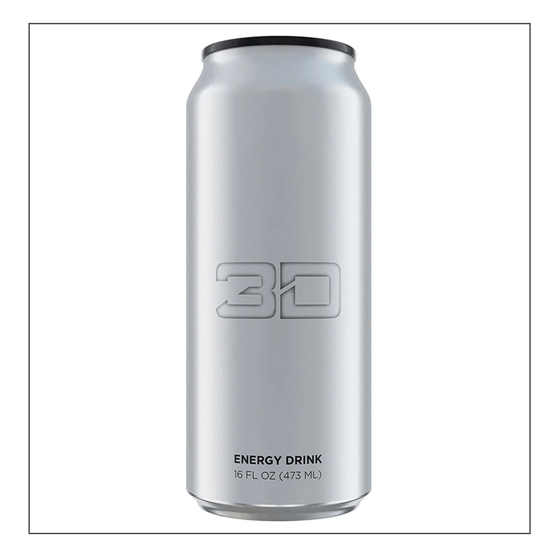 Silver single can 3D Energy Coalition Nutrition