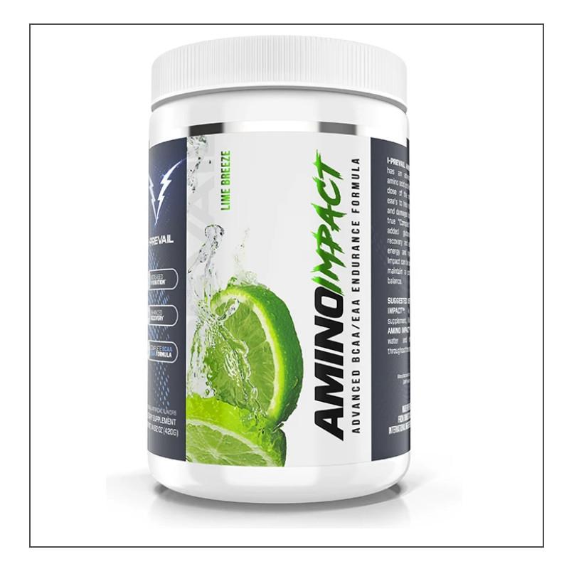 Lime Breeze Flavored I-Prevail Amino Impact Coalition Nutrition 