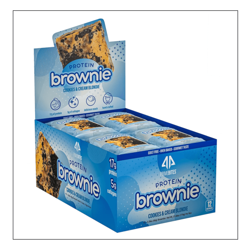 AP Regimen PrimeBites Protein Brownie Cookies & Cream Blondie Flavor Coalition Nutrition