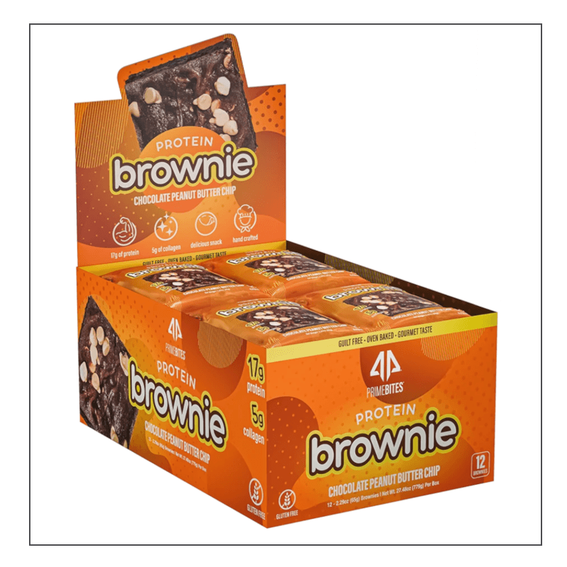 AP Regimen PrimeBites Protein Brownie Chocolate Peanut Butter Chip Flavor Coalition Nutrition