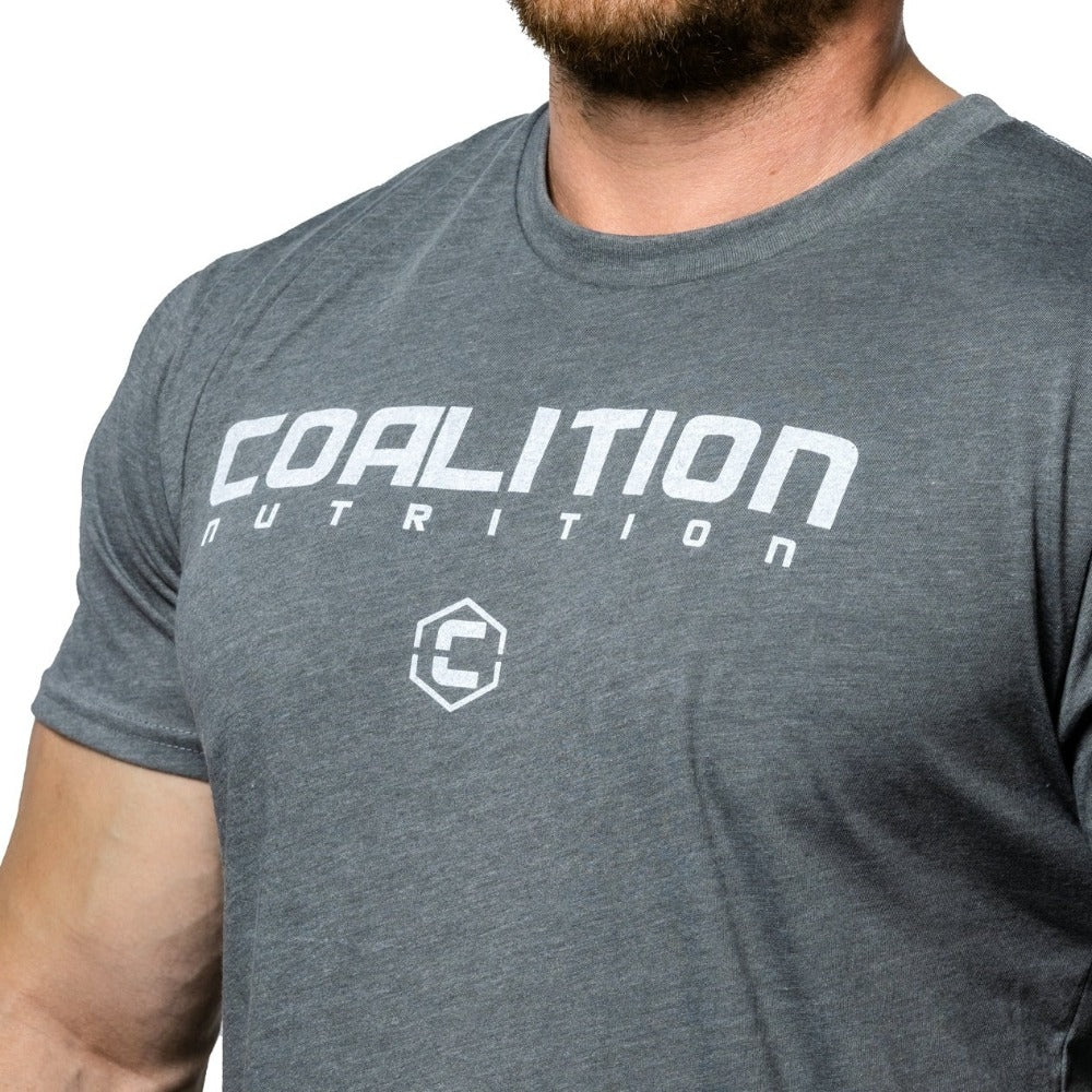 Coalition Nutrition Premium Logo Tee - Asphalt