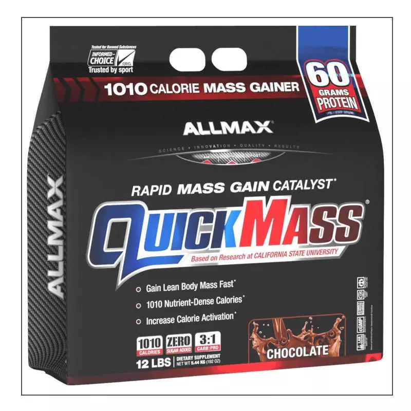 Chocolate 12lb Allmax Quick Mass - CoalitionNutrition