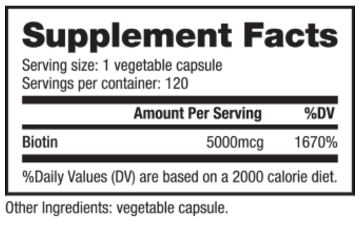 Nutra Bio Biotin