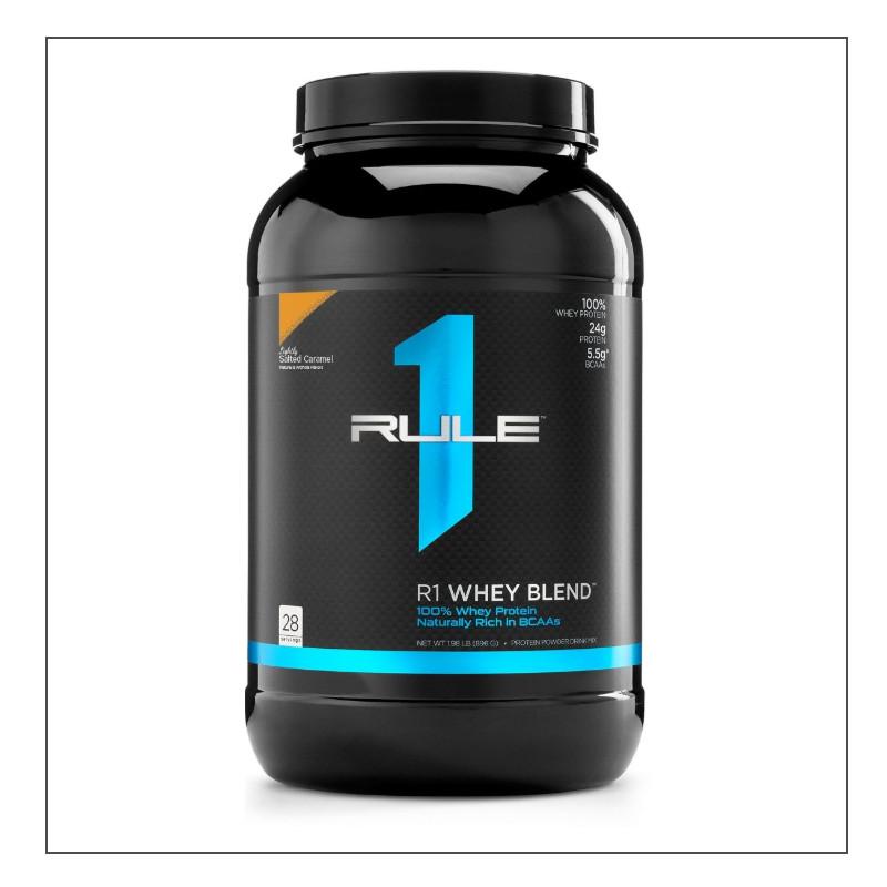 Lightly salted caramel Flavor Rule1 Whey Blend Coalition Nutrition