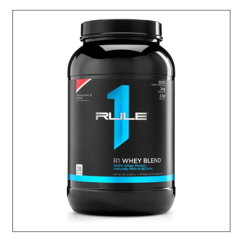 Strawberries & Cream Flavor Rule1 Whey Blend Coalition Nutrition