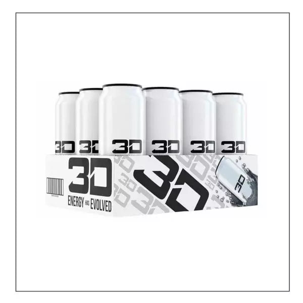 White 12pk 3D Energy Coalition Nutrition