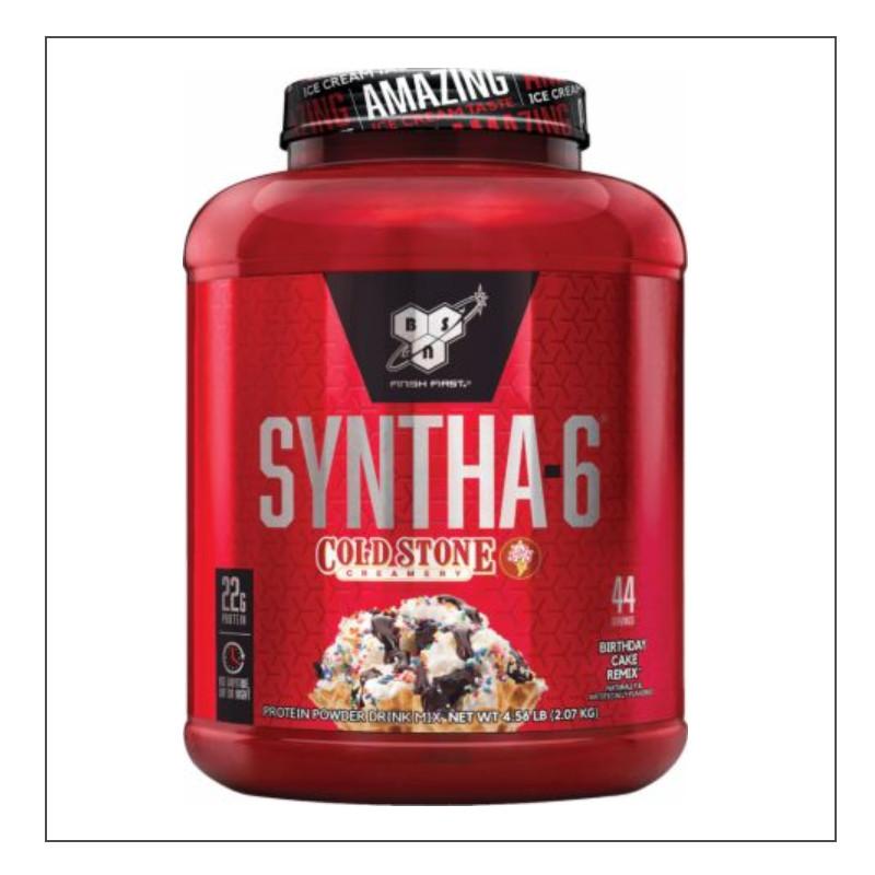 Birthday Cake Remix BSN Syntha 6 Coldstone Series Coalition Nutrition 