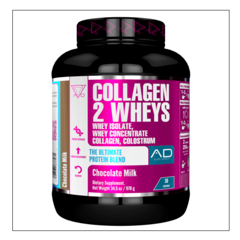 Project AD Collagen 2 Wheys Chocolate Milk Flavor Coalition Nutrition
