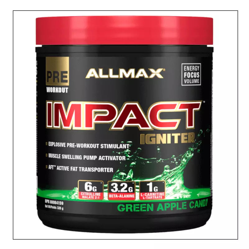 Green Apple Candy Allmax Impact Igniter Coalition Nutrition 