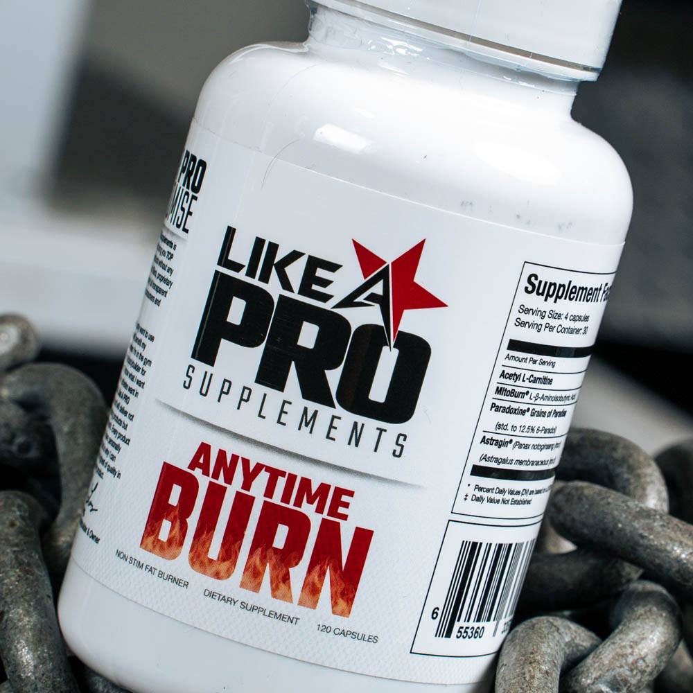 Like A Pro Supplements Anytime Burn Stim Free Fat Loss Coalition Nutrition