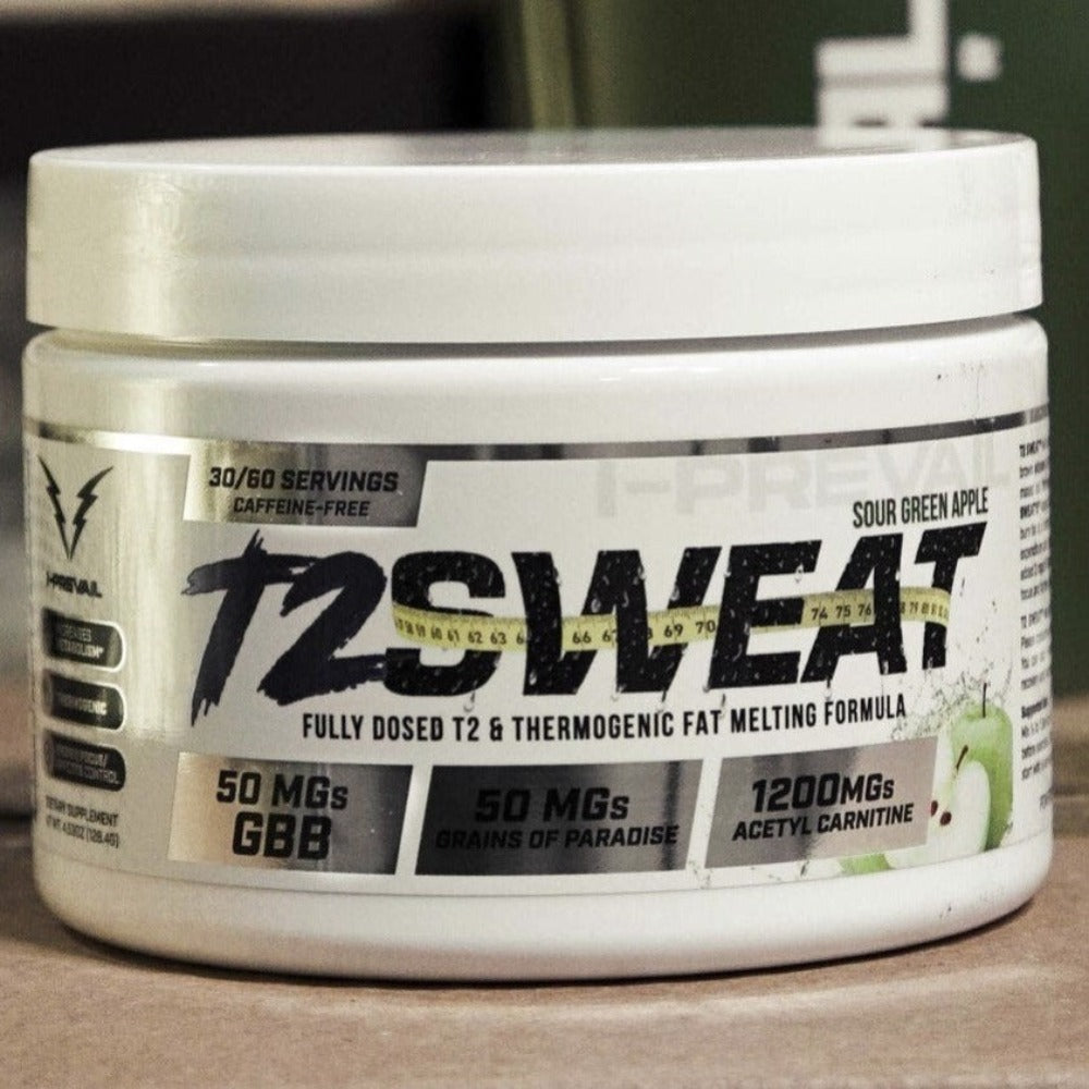 Sour Green Apple I-Prevail Supplements T2 Sweat Non Stim Fat Burner Coalition Nutrition 