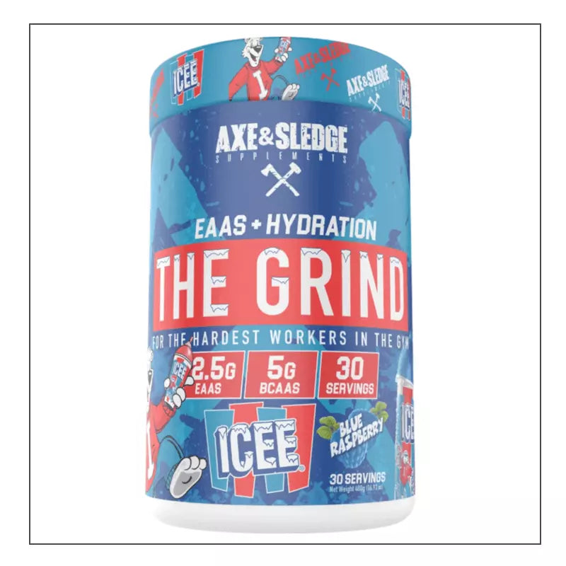Icee Blue Raspberry Flavor Axe & Sledge The Grind Coalition Nutrition