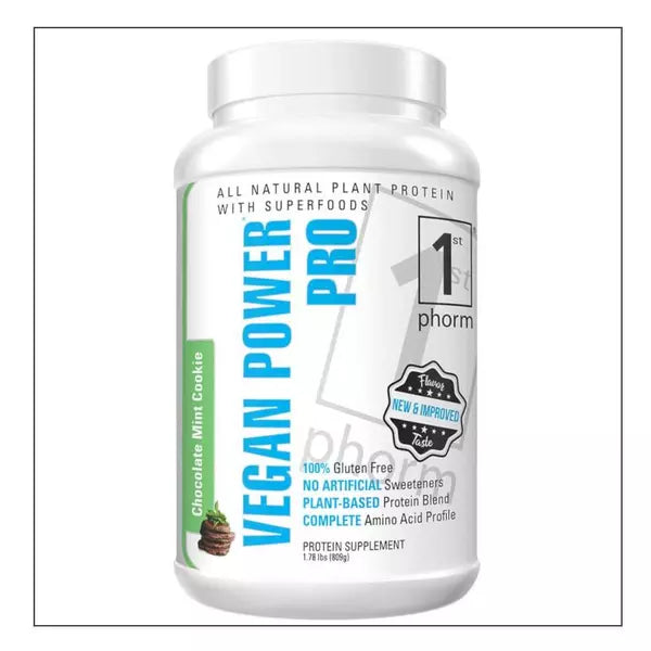 Chocolate Mint Cookie 1st Phorm Vegan Power Pro Coalition Nutrition 