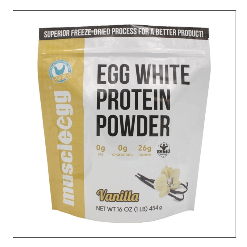 Vanilla Muscle Egg Egg White Protein Powder Coalition Nutrition 
