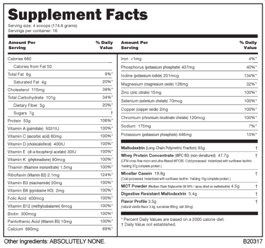 CoalitionNutrition,Nutra Bio - Extreme Mass - CoalitionNutrition