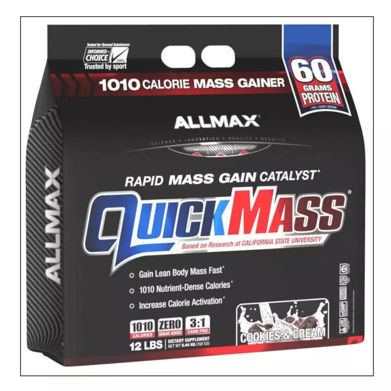 Cookies & Cream 12lb Allmax Quick Mass - CoalitionNutrition