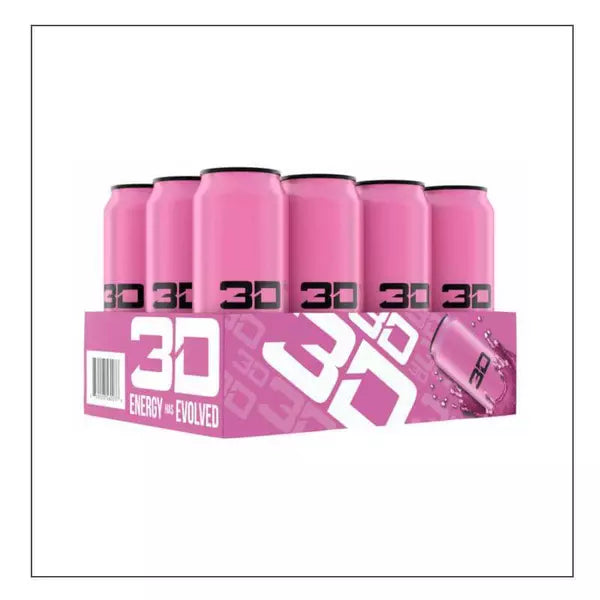 Pink 12pk 3D Energy Coalition Nutrition