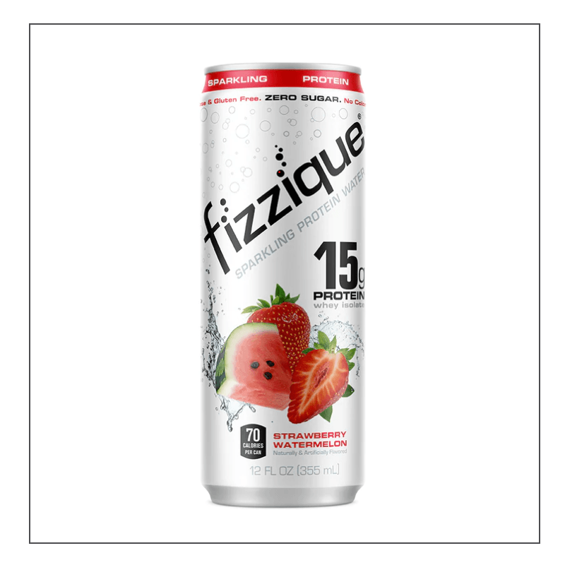 Strawberry Watermelon Fizzique Sparkling Protein Water Coalition Nutrition