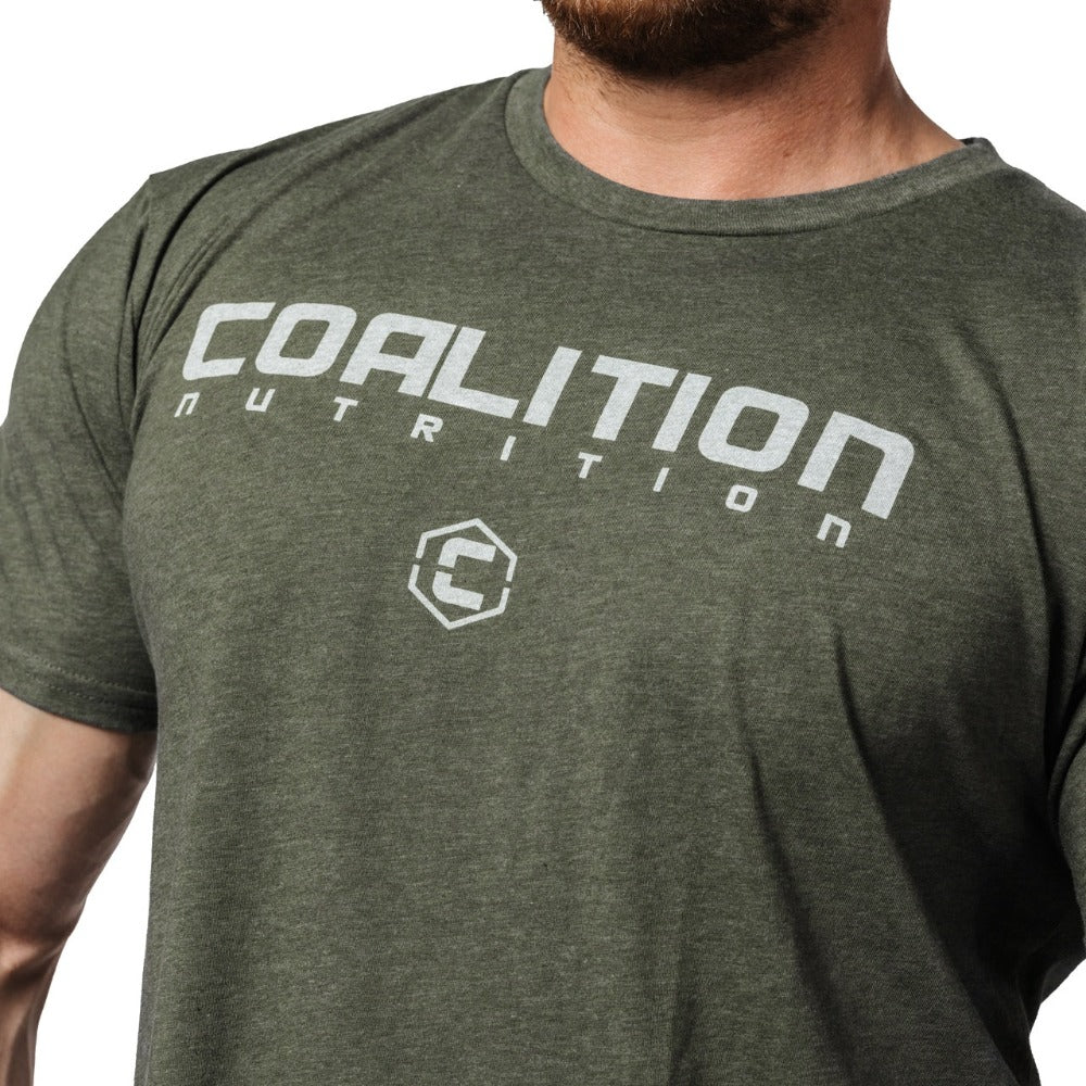 Coalition Nutrition Premium Logo Tee - Army