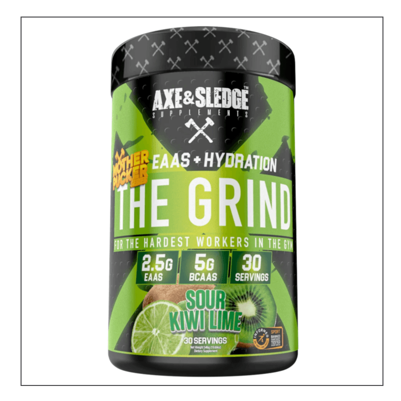 Sour Kiwi Lime Flavor Axe & Sledge The Grind Coalition Nutrition