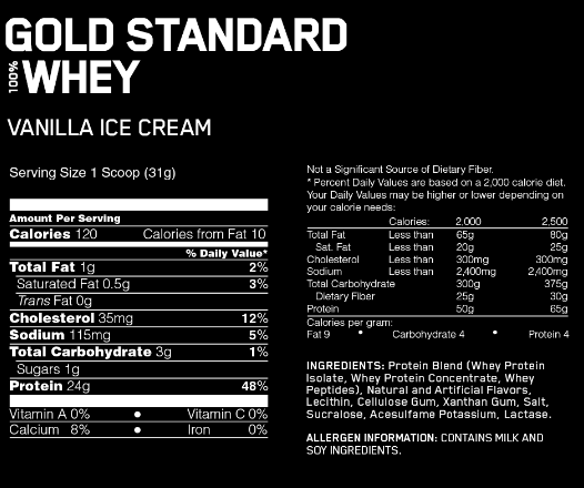 CoalitionNutrition,Optimum Nutrition - 100% Gold Standard Whey - CoalitionNutrition