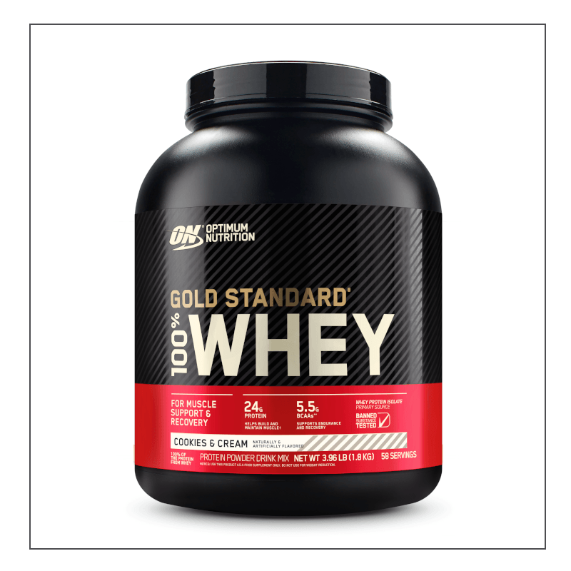 5lb Cookies & Cream Optimum Nutrition 100% Gold Standard Whey Coalition Nutrition