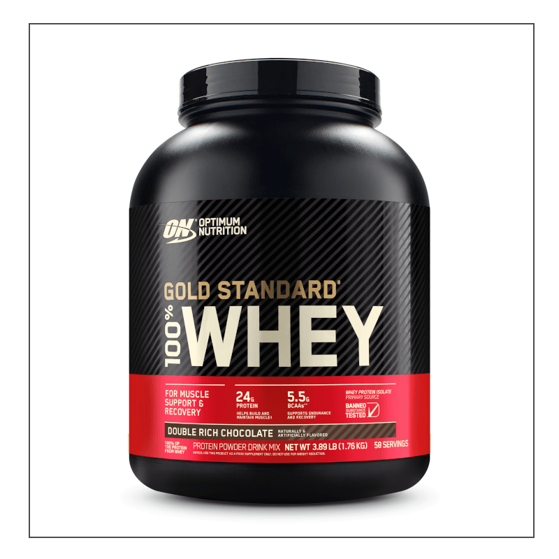 5lb. Double Rich Chocolate Optimum Nutrition 100% Gold Standard Whey Coalition Nutrition
