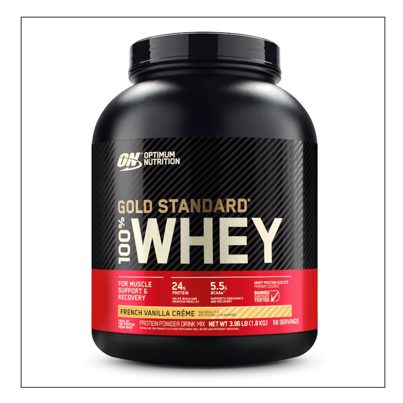 5lb French Vanilla Creme Optimum Nutrition 100% Gold Standard Whey Coalition Nutrition