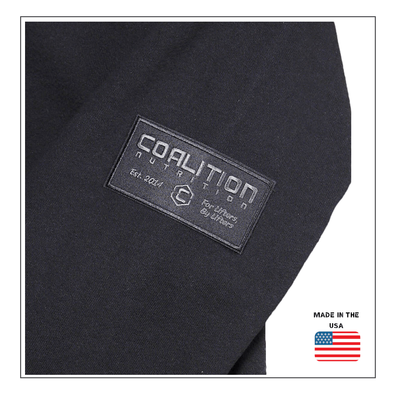Coalition Nutrition USA Made Heavy Weight Hoodie With Patch