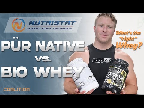Nutristat Pur Native vs. Bio Whey Product Breakdown Coalition Nutrition