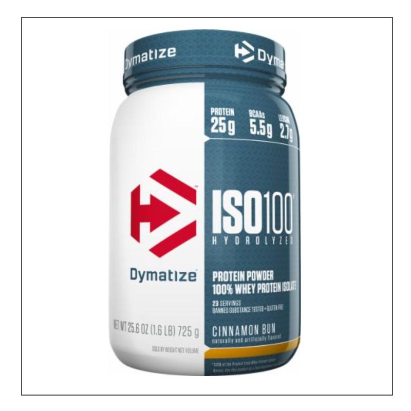 Cinnamon Bun 2lb. Dymatize Iso 100 Coalition Nutrition 