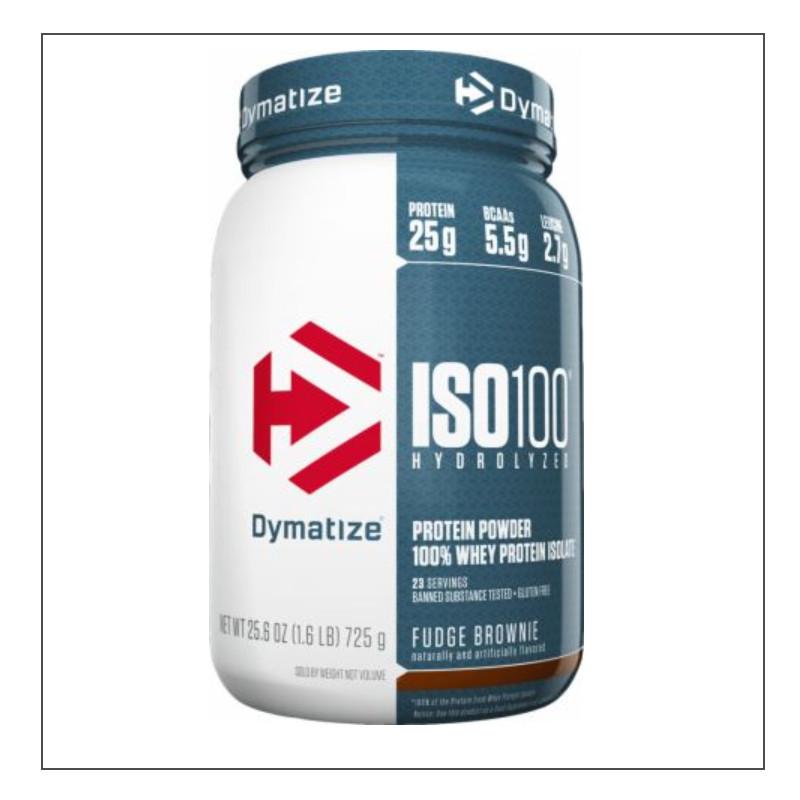 Fudge Brownie 2lb. Dymatize Iso 100 Coalition Nutrition 