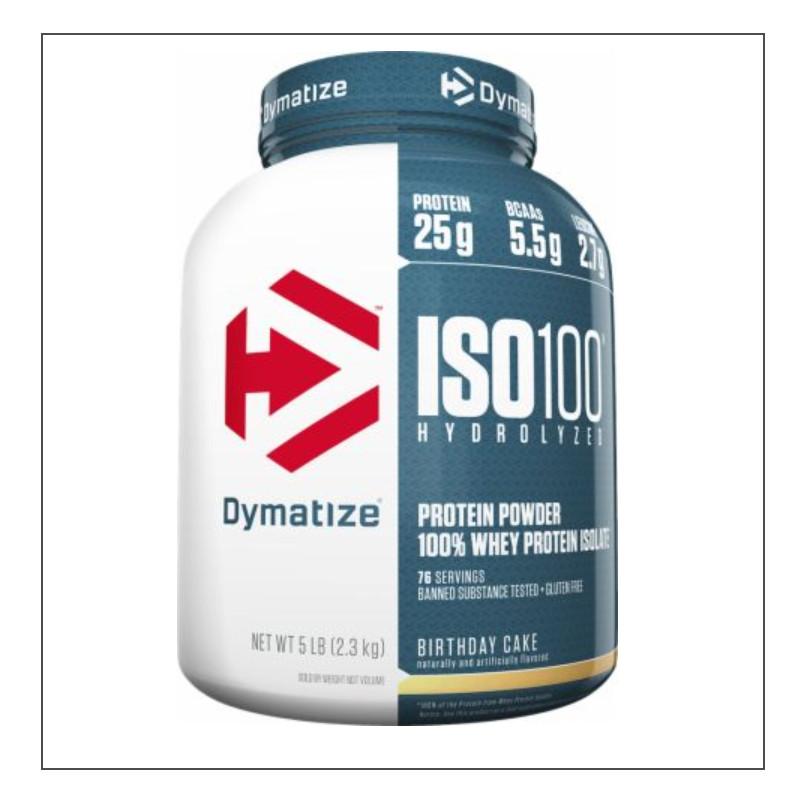 Birthday Cake 5lb. Dymatize Iso 100 Coalition Nutrition 