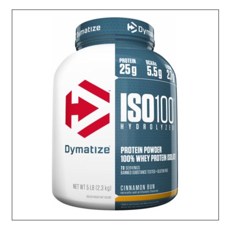 Cinnamon Bun 5lb. Dymatize Iso 100 Coalition Nutrition 