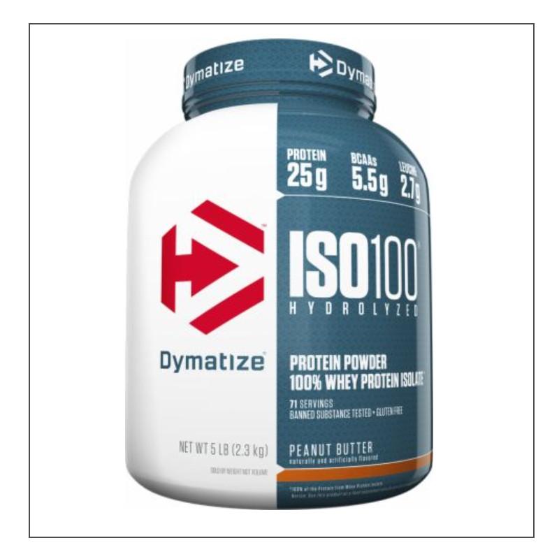 Peanut Butter 5lb. Dymatize Iso 100 Coalition Nutrition 