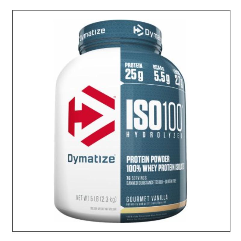 Gourmet Vanilla 5lb. Dymatize Iso 100 Coalition Nutrition 