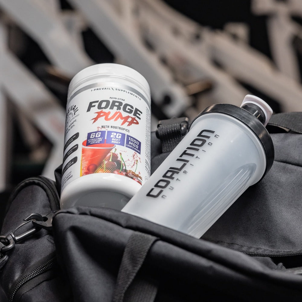 Screwball I-Prevail Supplement Forge Pump Non-Stim Pre Workout with Nootropics Coalition Nutrition