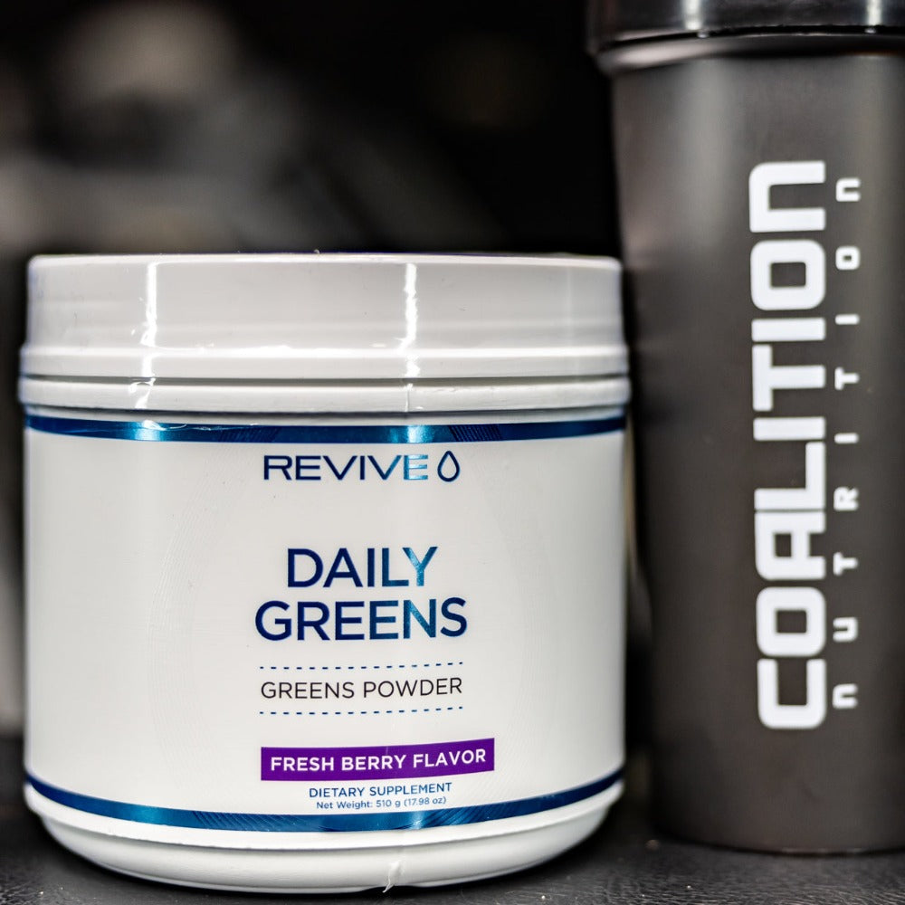 Fresh Berry Revive Daily Greens Powder Coalition Nutrition