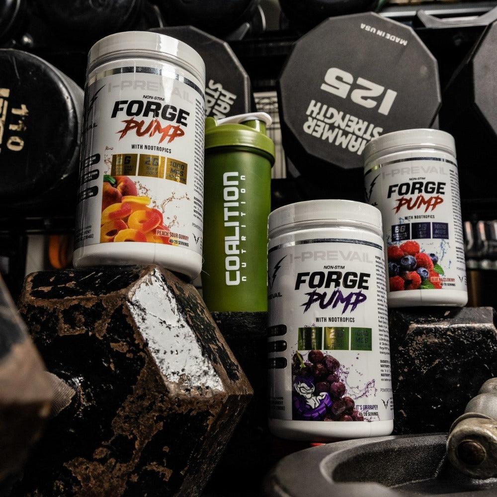 I-Prevail Supplement Forge Pump Non-Stim Pre Workout with Nootropics Coalition Nutrition