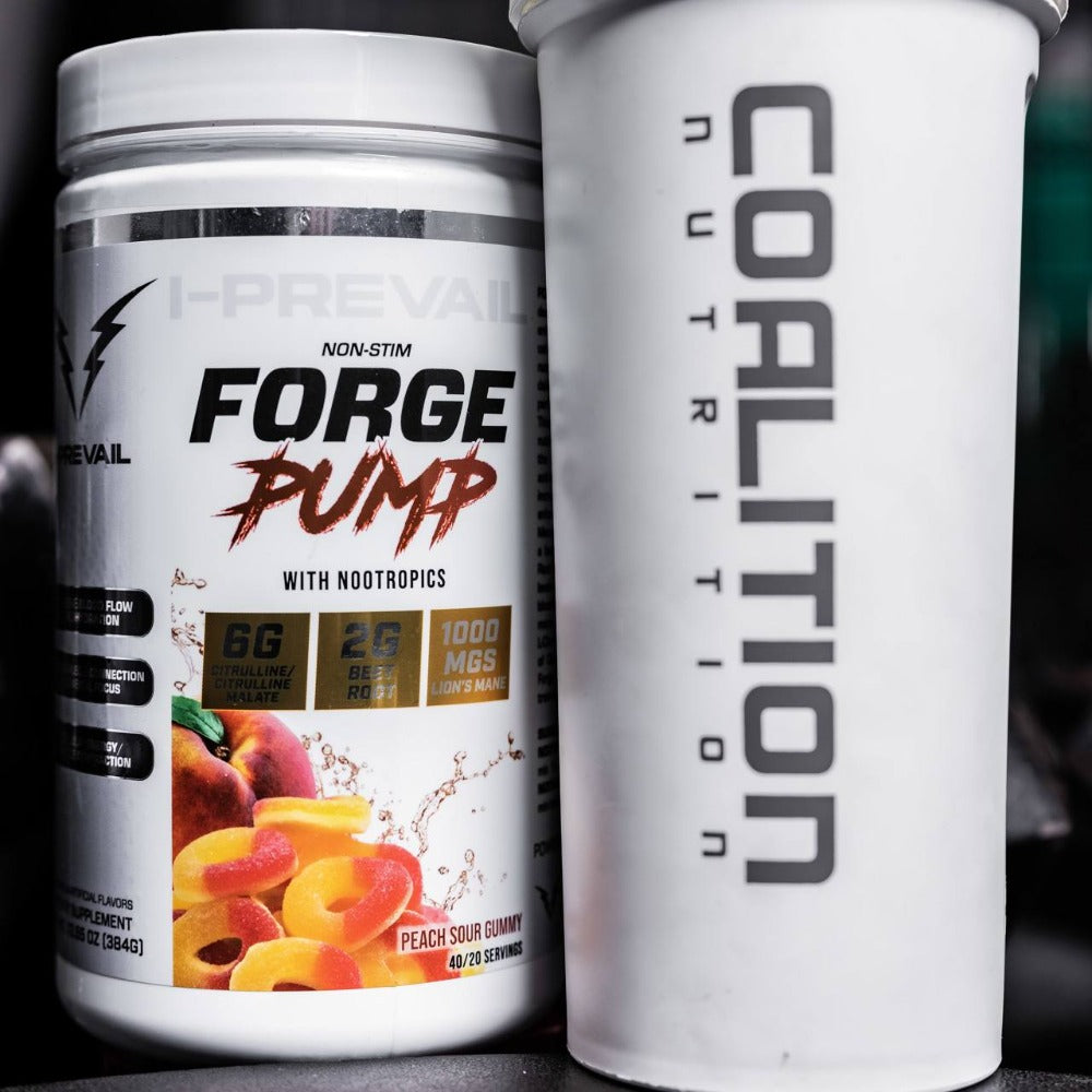 I-Prevail Supplement Forge Pump Non-Stim Pre Workout with Nootropics Coalition Nutrition
